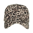 thumbnail image 2 of Sunvit Womens Hats Baseball Caps- Unisex Classic Cotton Leopard Baseball Cap Sun Hat Adjustable Plain Caps #59 Khaki, 2 of 4