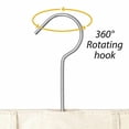 thumbnail image 2 of Cateissary Bolsa de pinzas para la ropa Almacenamiento de baño en el dormitorio Ganchos colgantes Ropa de lavandería Pin Organizador Lavable Almacenamiento y organización del hogar, 2 of 6