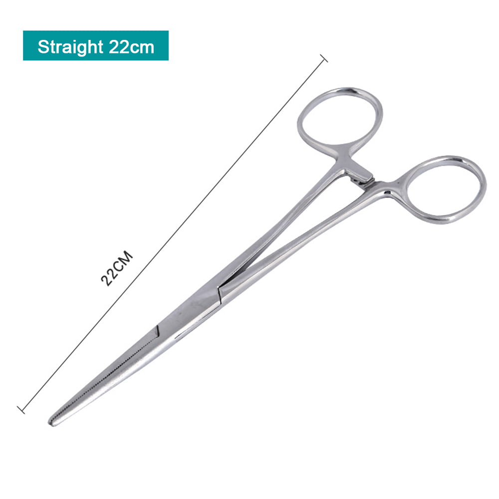 Forceps Various Sizes Straight/Curved Fly Fishing Crafts Self Locking Serrated