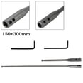 thumbnail image 1 of 2 Pcs Drill Bit Extension Bar 150mm 300mm Hex Shank Extender Wrench Kit Tool, 1 of 10