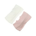 thumbnail image 5 of Unique Bargains 2 Pcs Classic Fashion Stripe Bow Headbands for Girls 6.69"x2.95" White Pink 2 Pcs, 5 of 6