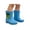 Blue, variant on Miaoju Toddler Kids Waterproof Light Up Rain Boots Patterns and Boots for Boys Girls