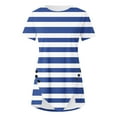 thumbnail image 5 of Blouses pour Femmes, Shorts pour Femmes, Blouse Décontractée à Boutons Imprimés Manches Courtes Col Rond Blouse/chemise, Blouses Manches Courtes pour Femmes, Blouses Manches Courtes pour Femmes, 5 of 5