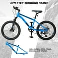 thumbnail image 3 of Ktaxon 20" Mountain Bike, 7 Speed Bike with Disc Brakes, Blue, 3 of 8