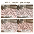 thumbnail image 7 of ODIKA Pink Retro Leopard Skin Weathered Spots Cheetah Print Zebra Decoration Stain Resistant Low Profile for Dorm Room, Small Living Apartment, 7 of 7