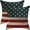 American Flag, variant on 4th of July Pillow Covers 18x18 Set of 2, Retro American Flag Decorations Throw Pillow Covers Patriotic Memorial Day Outdoors Decorative Linen Cushion Case for Home and Office