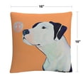 thumbnail image 2 of Fascination' Animals Pets Painting Bold By Pat Saunders-White 16 X 16 Decorative Throw Pillow, 2 of 4