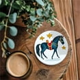 thumbnail image 4 of RKSTN Ensemble de sous-Verres à Motif de Cheval (*2 Pcs) Antidérapants Absorbants Isolants Thermiques, 4 of 5