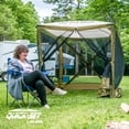 thumbnail image 6 of Open Box CLAM Quick Set Traveler Portable Camping Gazebo Canopy Shelter, Green, 6 of 11