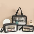 thumbnail image 2 of Bolsas de cosméticos transparentes Bolsa de maquillaje a prueba de agua de PVC Portátil de viaje Labymos Bolso de Cosméticos, 2 of 7