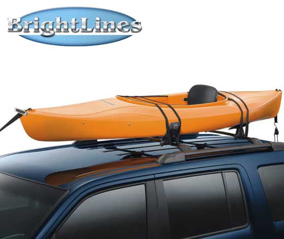 BRIGHTLINES Roof Rack Crossbars Replacement for Honda Pilot 2009-2015 for Kayak Luggage Ski Bike Carrier, a Set of 2pcs, Black Aluminum Top Cargo Rack