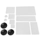 thumbnail image 2 of Bloque de sellos acrílico transparente con línea punteada blanca para manualidades de álbum de recortes, herramientas de estampado, 2 of 5