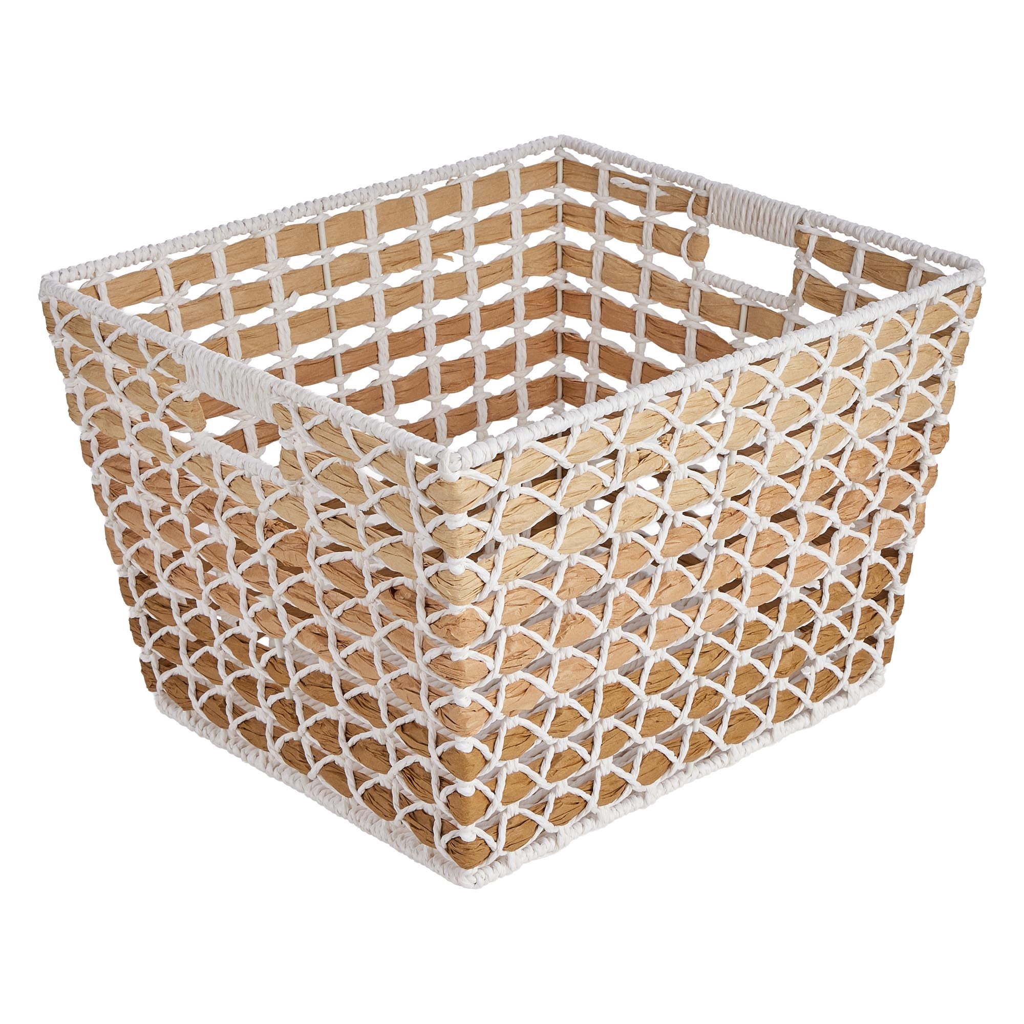 Simplify Large Paper Rope Woven Tote