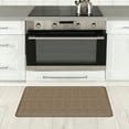 thumbnail image 4 of (2 pack) Better Homes & Gardens Textured Burlap Kitchen Anti-Fatigue Mat, Brown, 20" x 32", 4 of 9