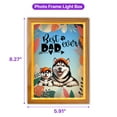 thumbnail image 5 of Best Siberian Husky Dad Ever Happy Father's Day Acrylic Plaque with Wood Photo Frame Box Husky Dog Lover Gifts Light Box - 02006, 5 of 5