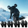 thumbnail image 7 of Sports Gloves, touchscreen Running Cycling Skiing Gloves, Warm Non-Slip Breathable Elastic Fit Durable Unisex Gloves for Winter Exercise, 7 of 7