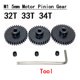 thumbnail image 2 of M1 5mm Rc Motor Gears Acero al carbono 11-34t Piñón de metal para 1/8 Vehículo todoterreno Hugtrwg Para estrenar, 2 of 7