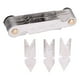 thumbnail image 4 of 4 calibres de corte de paso de rosca de acero inoxidable de 55°, 60° y 52 hojas para torno, 4 of 14