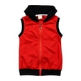 thumbnail image 6 of Liyamei Kids Zip Up Sleeveless Vest for Fall Casual Outerwear Layering Size 11-12 Years, 6 of 6