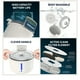 thumbnail image 4 of Billuyoard Fuente de agua Suministros para mascotas Bebedero para gatos Accesorios para el hogar Bomba automática inteligente Dispensador de Suministros para perros Blanco, 4 of 6