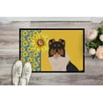 thumbnail image 2 of Summer Sunflowers Tricolor Sheltie Indoor or Outdoor Mat 18x27 27 in x 18 in, 2 of 5