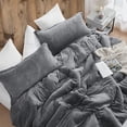 thumbnail image 2 of Coma Inducer Git Cozy - ® Oversized Comforter Set - Darkest Gray King, 2 of 4