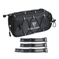 thumbnail image 1 of Bolsa para manillar de bicicleta, bolsa delantera plegable para bicicleta, práctica para bicicleta de montaña y carretera, bolsa pequeña para cuadro Negro 2.1L, 1 of 8