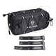 thumbnail image 1 of Bolsa para manillar de bicicleta, bolsa delantera plegable para bicicleta, práctica para bicicleta de montaña y carretera, bolsa pequeña para cuadro Negro 2.1L, 1 of 8