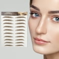 thumbnail image 2 of Unique Bargains Tatouage Simulation Sourcils pour Femmes 1 Pce Horizontal, Marron, 2 of 5