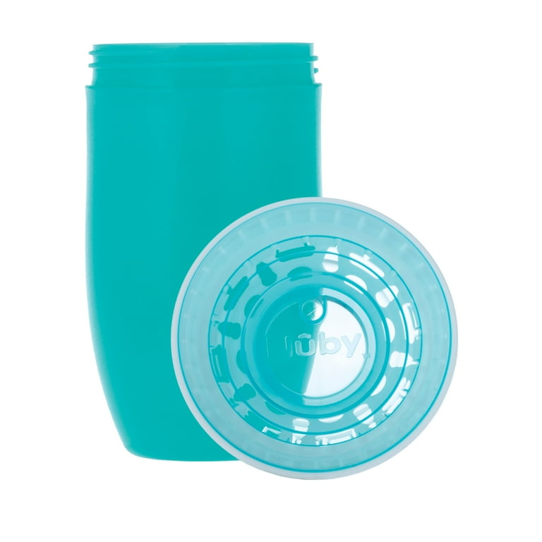 Nuby 360 Wonder Leak-Free Insulated Sippy Cup, 10 oz, Aqua