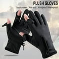 thumbnail image 2 of Guantes de Trabajo de Invierno Espesados Guantes de Calefacción de Esquí Al Aire Libre, Cinco Dedos Guantes de Trabajo Calientes de Temperatura Ajustable de Calor Completo, 2 of 7