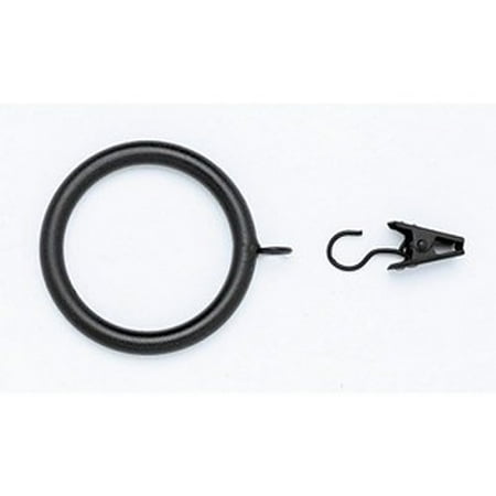 Kirsch Wrought Iron Drapery Ring W Eyelet Removable Clip For 1