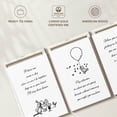thumbnail image 6 of Elephant Stock Minimalist Winnie The Pooh Quotes Wall Art - Horizontal Multi Panel Canvas - Living Room Wall Decor - Kids And Nursery Multi Panel - Black And White Decor - 26" x 12", 6 of 8