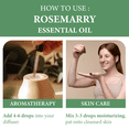 thumbnail image 6 of Rosemary Essential Oil - Natural Fragrance Oil for Diffuser, Humidifier & Candle Making, Aromatherapy Scent for Home, Office & Bedroom, 6 of 6