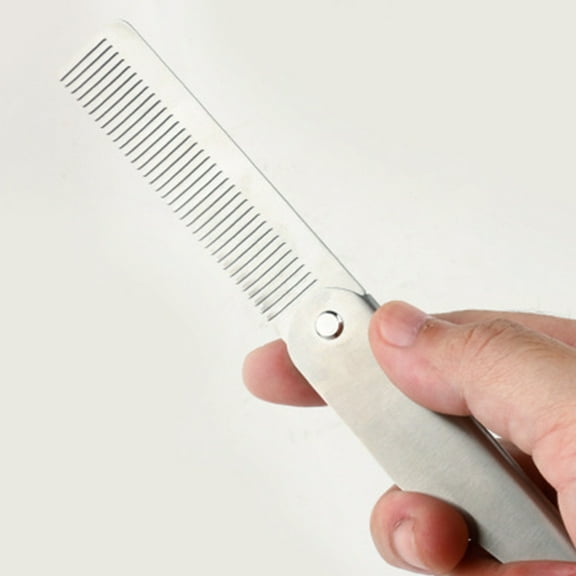 Clispeed Mens Pocket Combs Hair Folding Beard Comb Portable Styling Travel 1Pack