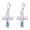 Cross Earrings with Mountain, variant on Cross Earrings, Sterling Silver Abalone Shell Mountain Pendant Earrings,Jewelry Gifts for Women