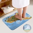 thumbnail image 3 of Animals, Birds And Sea Life Bathroom Rugs Set 2 Pieces, Bathroom Set - Quick Drying Bath Mat And U-Shaped Toilet Rug, Water Absorbent Bath Carpet For Bedroom Floor Living Room, Machine Washable, 3 of 6