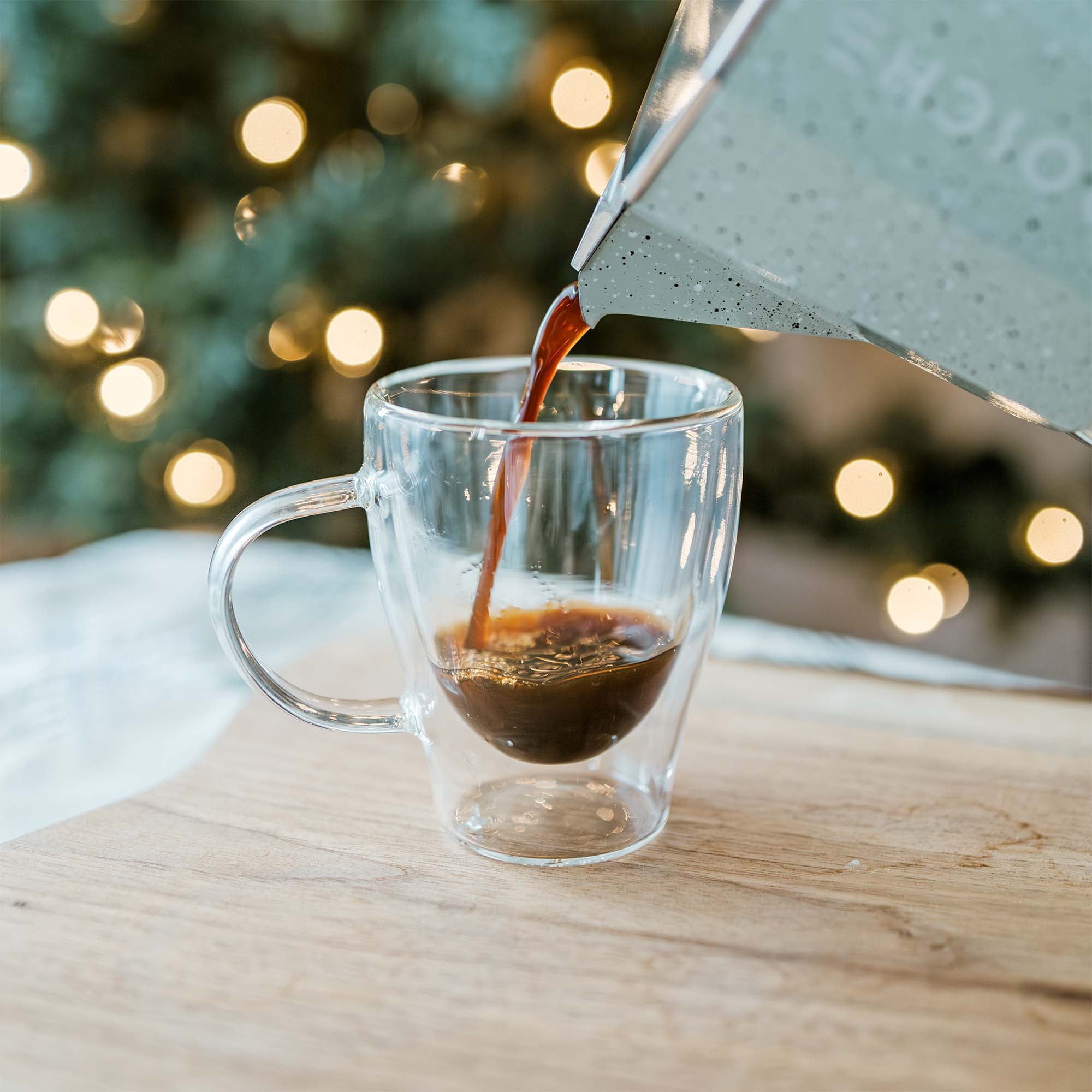 GROSCHE TURIN Double walled espresso cups, coffee mugs, shot cups for tea or coffee, 140 ml