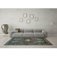 thumbnail image 3 of Ahgly Company Indoor Rectangle Persian Light Blue Traditional Area Rugs, 6' x 9', 3 of 4