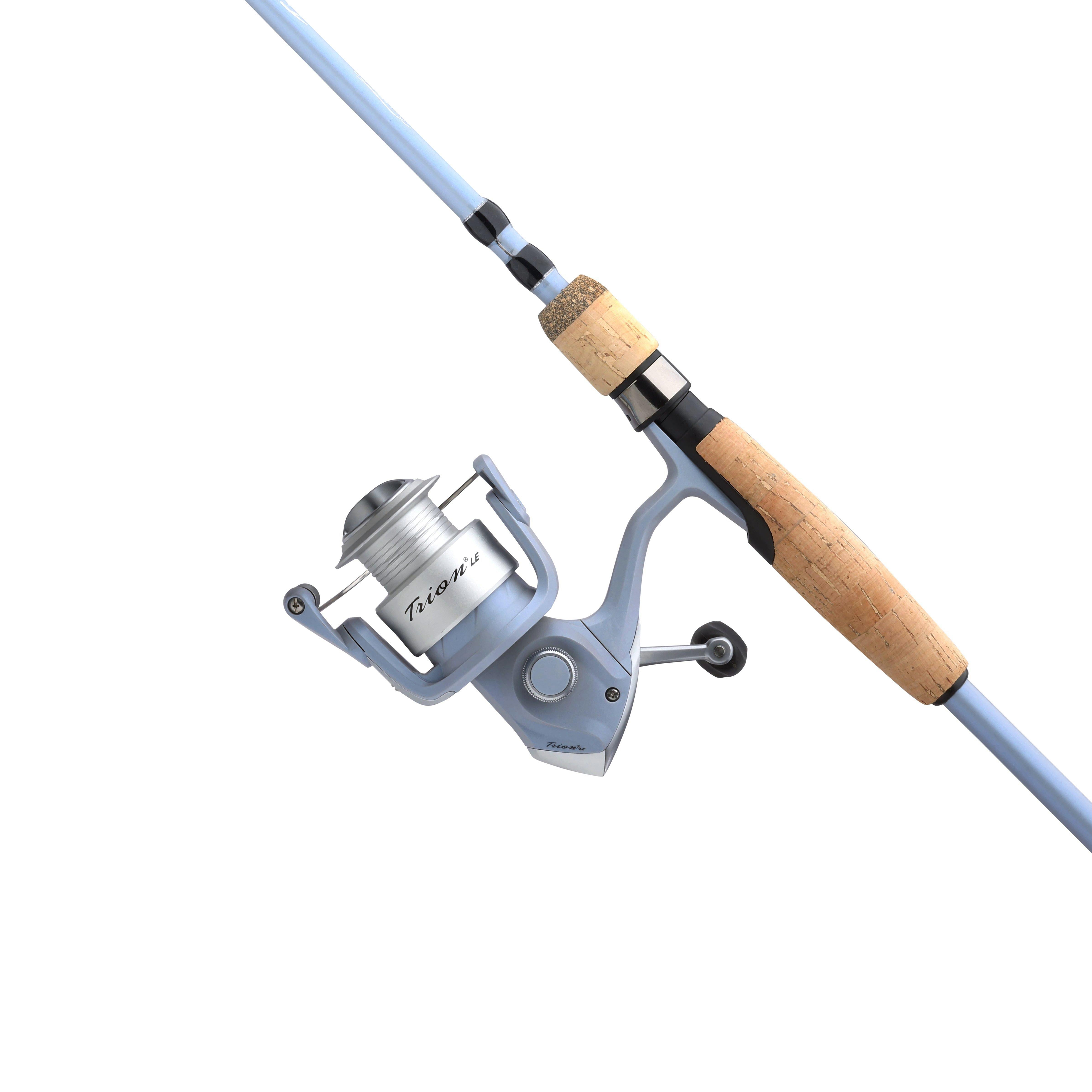 Pflueger Trion Spinning Fishing Combo, 6'6" Medium Rod, 3000 Size Reel