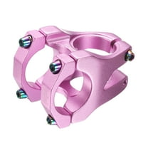 Uxcell 31.8mm Bike Stem 35mm Bicycle Handlebar Stem for BMX, Pink