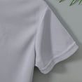 thumbnail image 6 of WRKEKC Boys Button Down Shirt Kids Solid Color Mandarin Collar Short Sleeve Button Up Casual Tops for Summer Wear 5-13 Years, 6 of 7