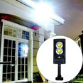 thumbnail image 3 of Luces de calle solares LED Luz de inundación solar para exteriores Luz de pared de seguridad con sensor de movimiento con 3 modos de iluminación para - 2 mazorcas grande 2 mazorcas grandes Macarena farolas impermeables, 3 of 8