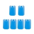 thumbnail image 2 of 6 uds., bloques enfriadores de hielo, paquetes de congelador, tablas de hielo duraderas, bloques de hielo portátiles ligeros para congelador, paquetes , 12cmx7.5cmx2cm shamjiam bloques de hielo, 2 of 8