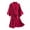 Red, variant on Lixiuxyad Satin Kimono Robe For Mid Length Bathrobe Soft Lingerie Sleepwear Gown Elegant Housecoat With Pockets,Pink