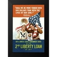 thumbnail image 2 of Unknown 17x24 Black Modern Wood Framed Wall Art Titled - WWI: 2nd Liberty Loan, 2 of 5