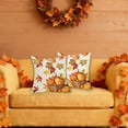 thumbnail image 3 of BotaniNest Thanksgiving Maple Leaf Pumpkin Covers Cozy Decorative Throw For Home Sofa Couch And Perfect Fall, 3 of 5