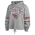 thumbnail image 2 of Women's '47 Heather Gray Arizona Cardinals Upland Bennett Pullover Hoodie, 2 of 3