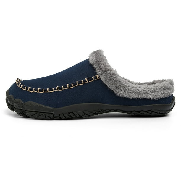 Zapatos de piso Diapositivas Pisos Zapatos térmicos antideslizantes Hombres Confort Calzado de interior para el hogar Likrtyny Para Estrenar