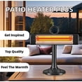 thumbnail image 5 of Optimus H-5310 30.5 Inch Indoor/ Outdoor Oscillating Portable Infrared Tower Heater, 5 of 6